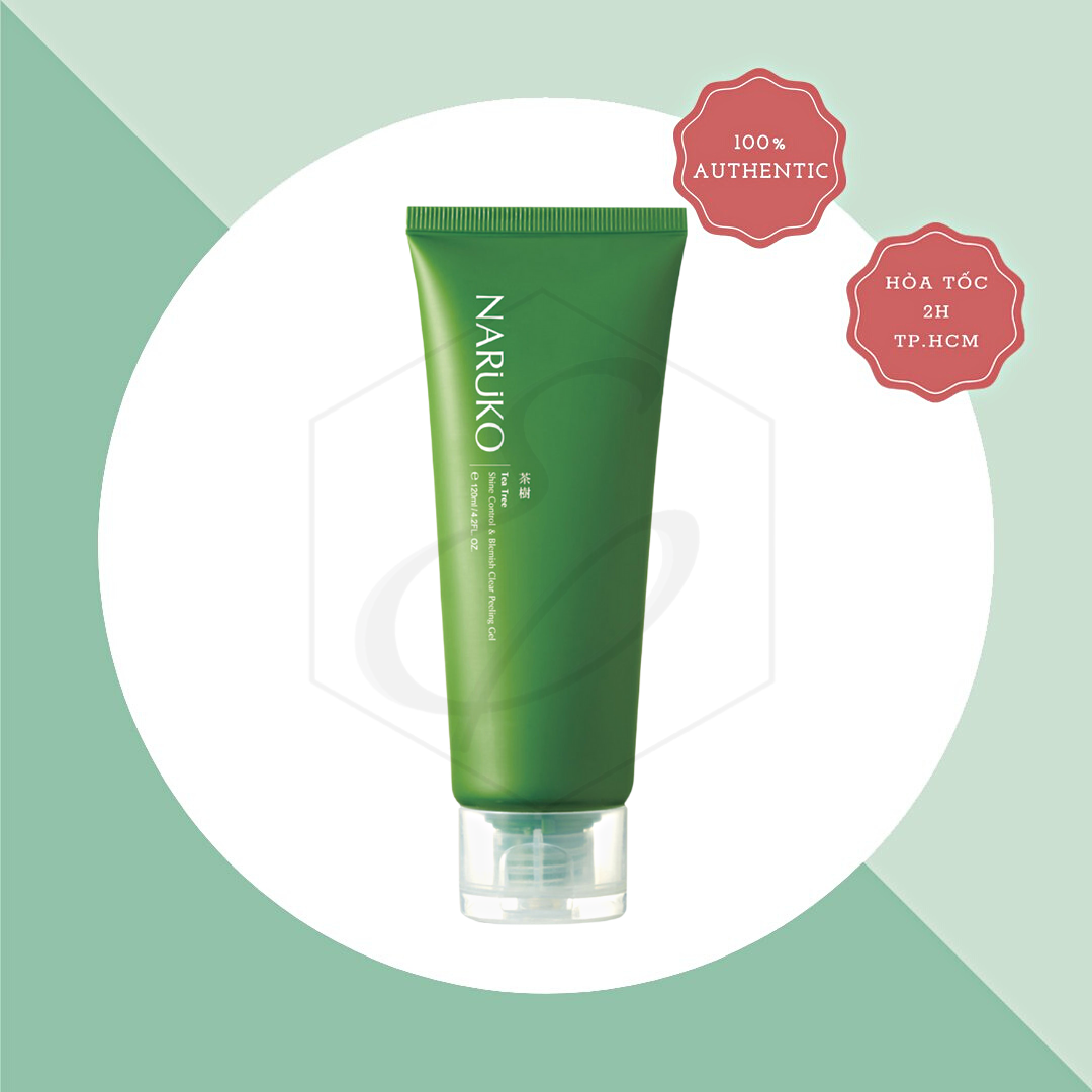 Tẩy Tế Bào Chết Naruko Tea Tree Shine Control & Blemish Clear Peeling Gel - 120ml
